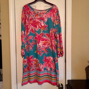 Lilly Pulitzer Linden Dress in Via Sunny XL